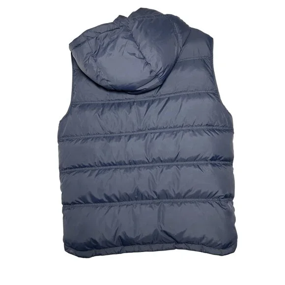 Men’s Jack Wills Gilet Body Warmer Quilted With Hooded Large Navy Blue - Picture 2 of 13